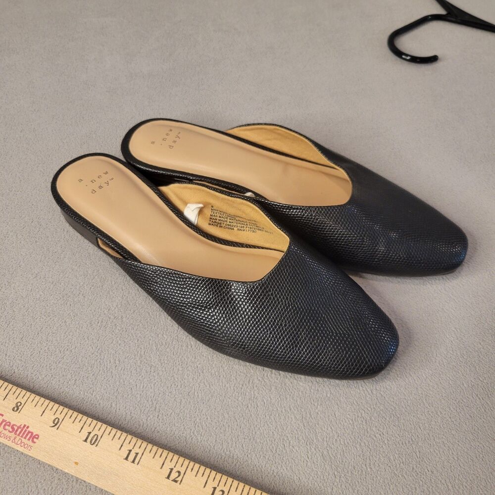 Target A New Day Alayah Textured Mules size 8